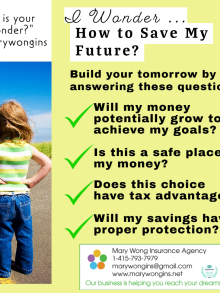 I Wonder – How to Save My Future?